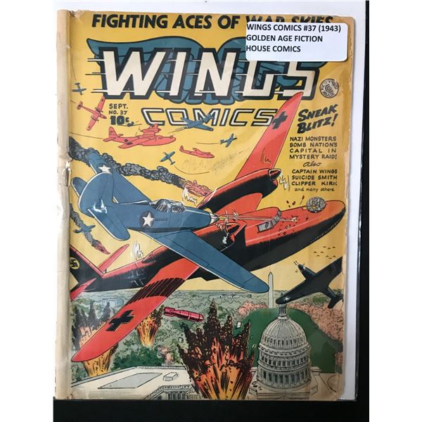 WINGS COMICS #37 - FICTION HOUSE