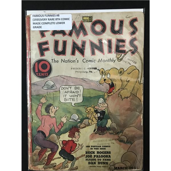 FAMOUS FUNNIES #8 - EASTERN COLOR PRINTING