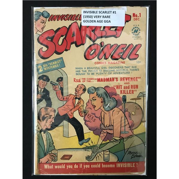 INVISIBLE SCARLET #1 - HARVEY COMICS