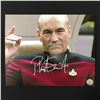 Image 1 : PATRICK STEWART SIGNED JEAN LUC PICARD 8X10 - KB COA
