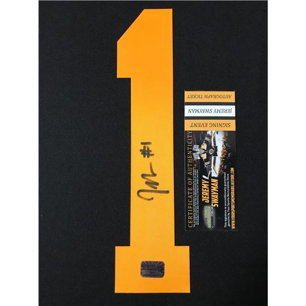 JEREMY SWAYMAN SIGNED #1 - YOUR SPORTS MEMORABILIA STORE COA