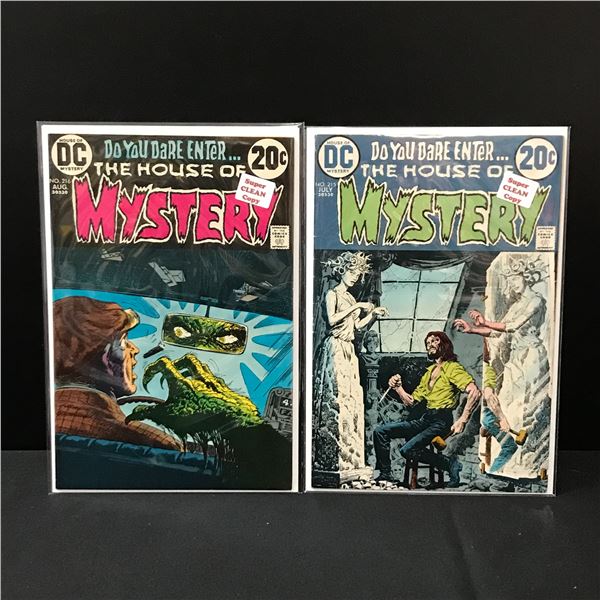 LOT OF 2 HOUSE OF MYSTERY COMICS #215-216 - DC COMICS