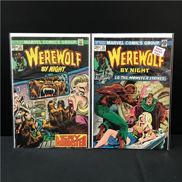LOT OF 2 WEREWOLF BY NIGHT COMICS - MARVEL COMICS