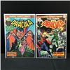Image 1 : LOT OF 2 THE TOMB OF DRACULA COMICS - MARVEL COMICS