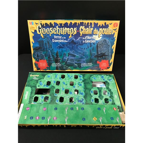 GOOSEBUMPS TERROR IN THE GRAVEYARD GAME IN BOX