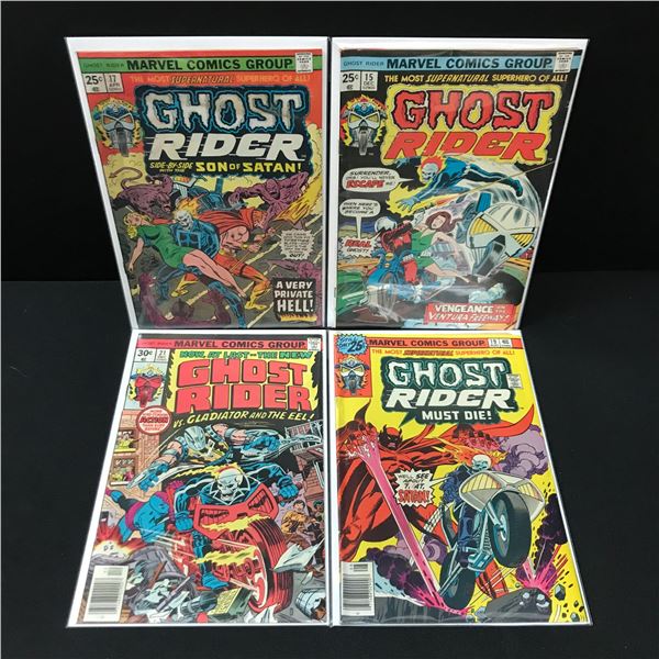 LOT OF 4 GHOST RIDER COMICS - MARVEL COMICS