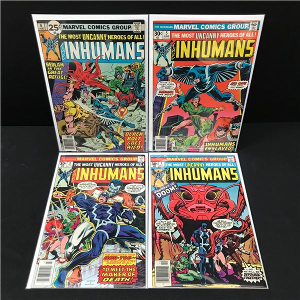 LOT OF 4 INHUMANS COMICS - MARVEL COMICS