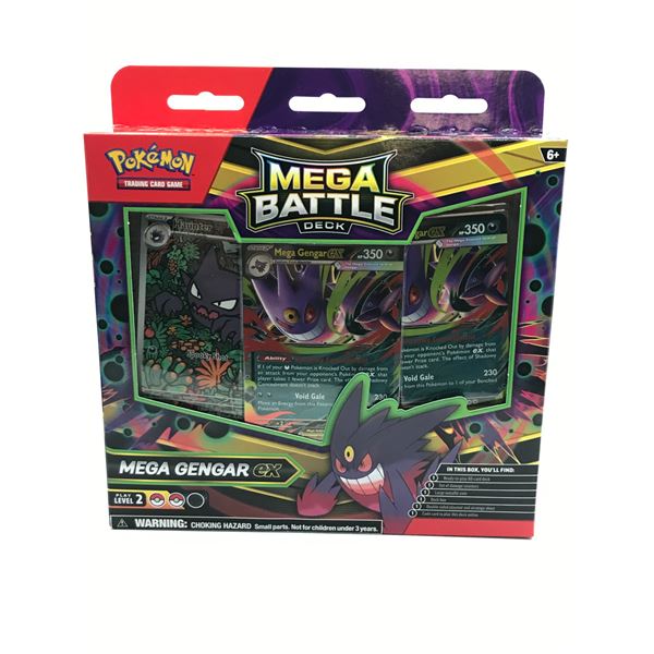 POKEMON TCG MEGA GENGAR EX MEGA BATTLE DECK SEALED BOX