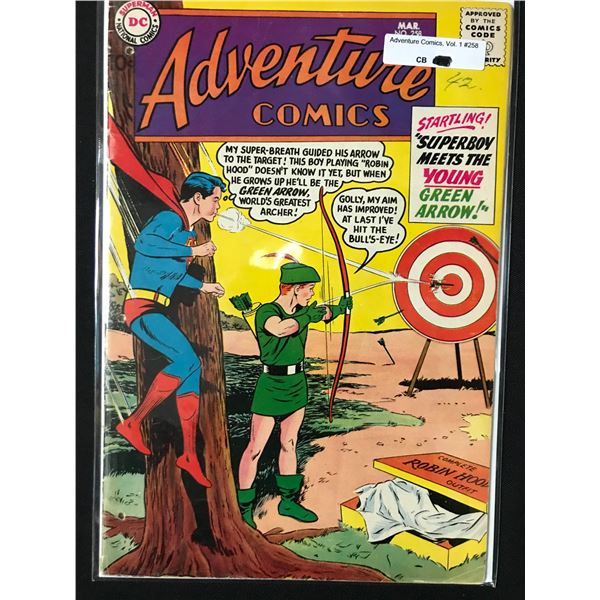 ADVENTURE COMICS #258 - DC COMICS