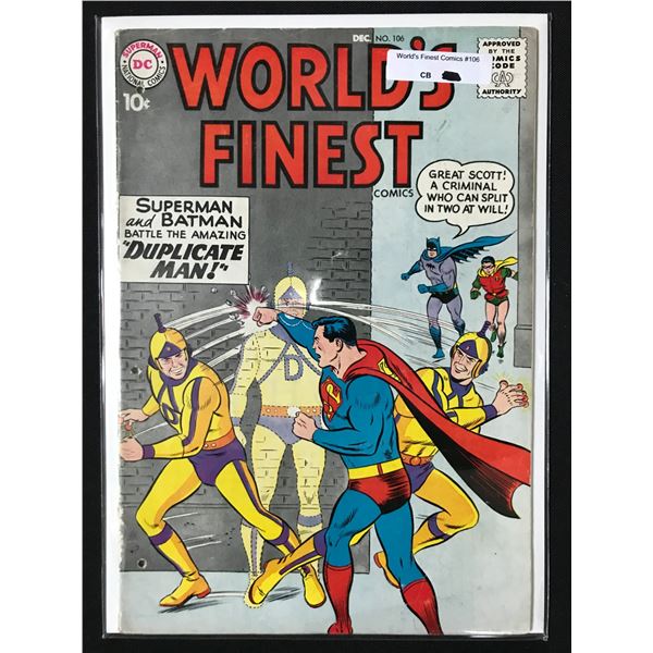 WORLD'S FINEST #106 - DC COMICS