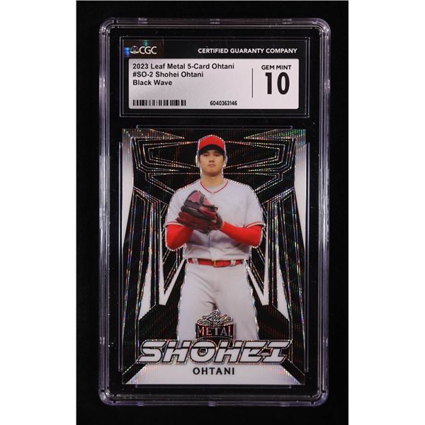 2023 LEAF METAL 5 CARD SHOHEI OHTANI - CGC GRADE 10