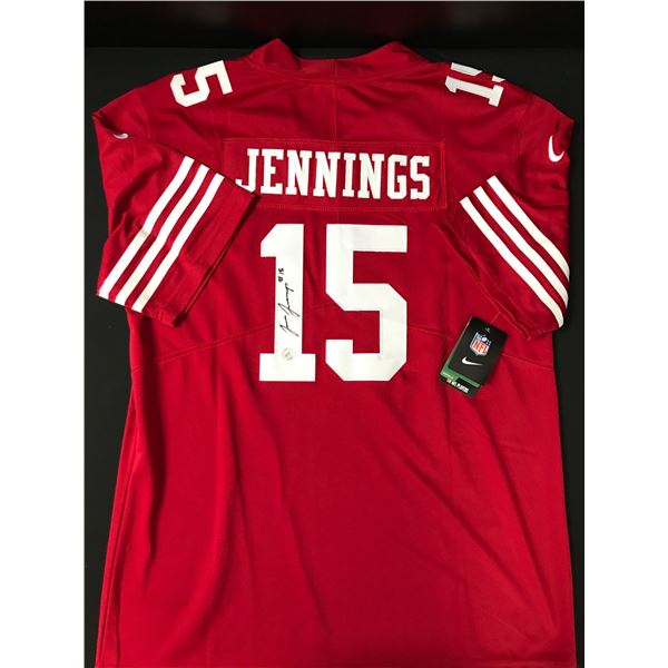 JAUAN JENNINGS SIGNED SAN FRANCISCO 49ERS JERSEY - KB COA