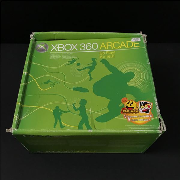 X-BOX 360 ARCADE CONSOLE COMPLETE IN BOX