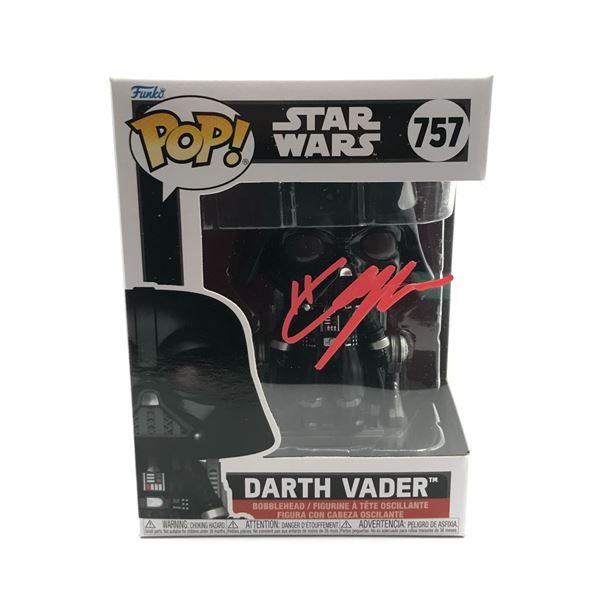 HAYDEN CHRISTENSEN SIGNED DARTH VADER FUNKO POP - WWOC COA