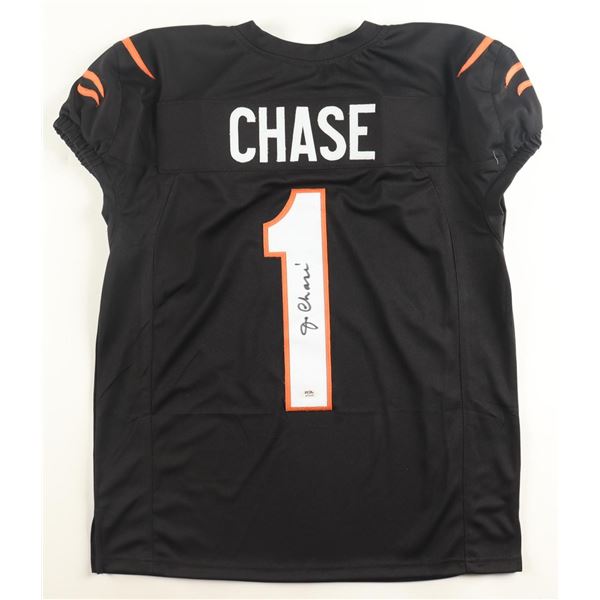 JAMARR CHASE SIGNED CINCINATTI BENGALS JERSEY - PSA COA
