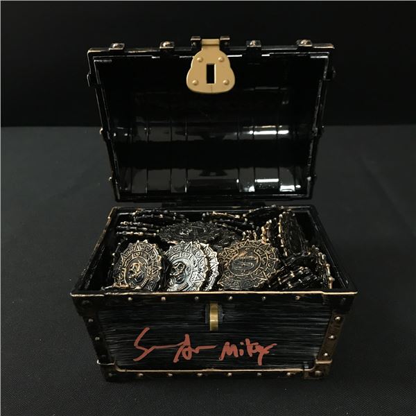SEAN ASTIN SIGNED AND INSCRIBED TREASURE CHEST - WWOC COA