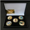 Image 1 : LOT OF 5 SHIP COINS IN COMMEMORATIVE CASE