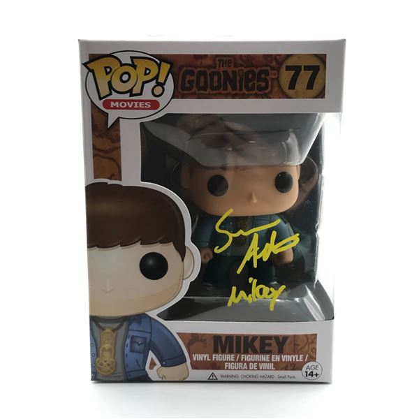 SEAN ASTIN SIGNED GOONIES FUNKO POP - WWOC COA