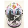 Image 1 : DANIEL SUAREZ SIGNED DAY OF THE DEAD NASCAR MINI HEMET (PA COA)