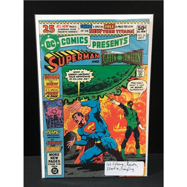 DC COMICS PRESENTS #26 LOTS OF FIRST APPEARANCES