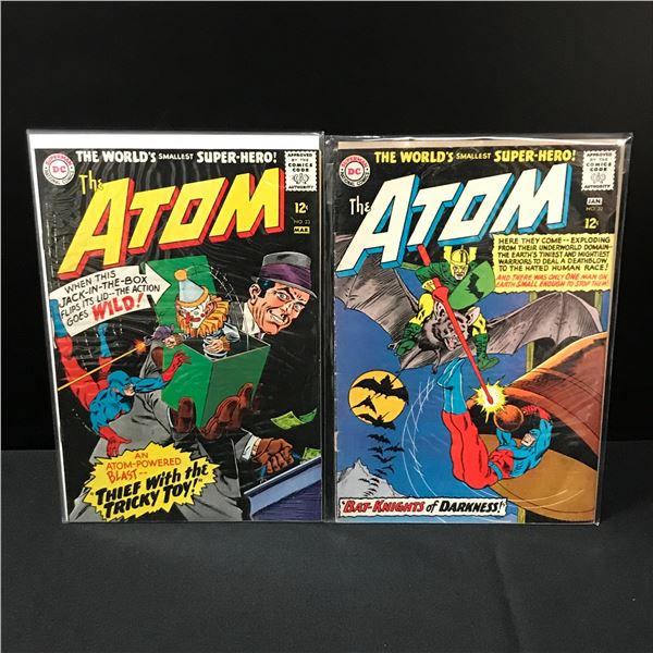 LOT OF 2 THE ATOM COMICS #22-23 - DC COMICS