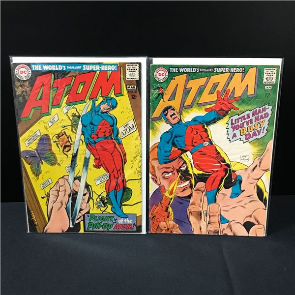 LOT OF 2 THE ATOM COMICS #34-35 - DC COMICS