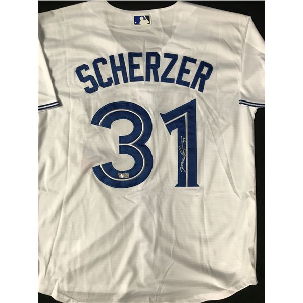 MAX SCHERZER SIGNED TORONTO BLUE JAYS JERSEY - ACE COA