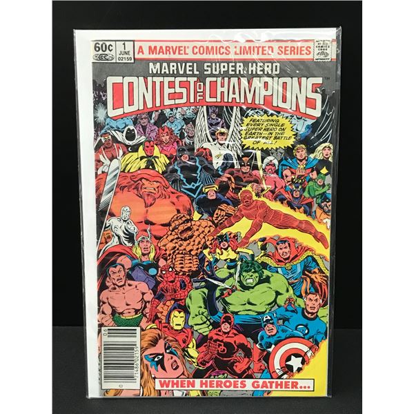 MARVEL SUPER HERO CONTEST OF CHAMPIONS #1 - MARVEL COMICS