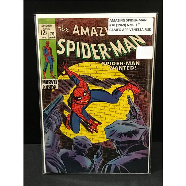 THE AMAZING SPIDERMAN #70 1ST CAMEO APP VANESSA FISK - MARVEL COMICS