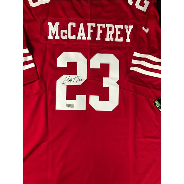 CHRISTIAN MCCAFFRESY SIGNED SAN FRANCISCO 49ERS JERSEY - ACE COA