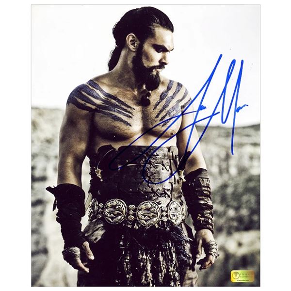 JASON MAMOA SIGNED 8X10 - CELEBRITY AUTHENTICS COA