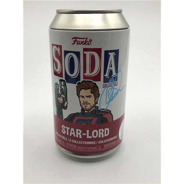 CHRIS PRATT SIGNED STAR LORD SODA - KB COA