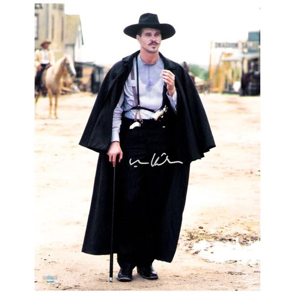 VAL KILMER SIGNED DOC HOLLIDAY 11X14 - CELEBRITY AUTHENTICS COA