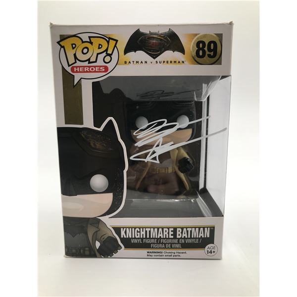 BEN AFFLECK SIGNED KNIGHTMARE BATMAN FUNKO POP - KB COA