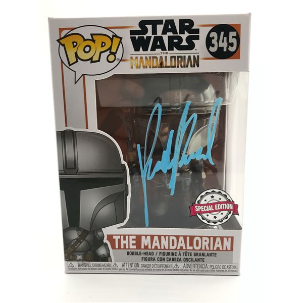 PEDRO PASCAL SIGNED THE MANDALORIAN FUNKO POP - KB COA