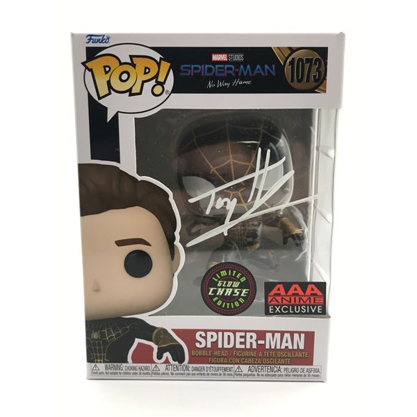 TOM HOLLAND SIGNED SPIDERMAN FUNKO POP - KB COA