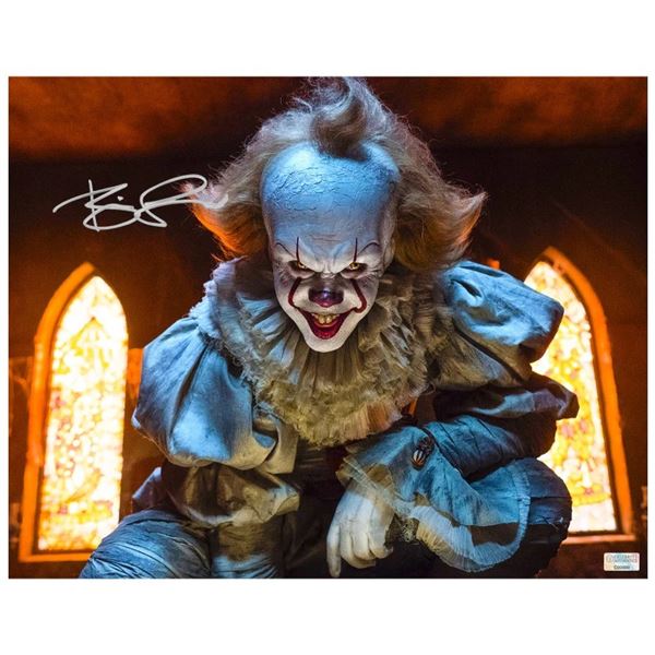 BILL SKARSGARD SIGNED IT 11X14 PICTURE - CELEBRITY AUTHENTICS COA