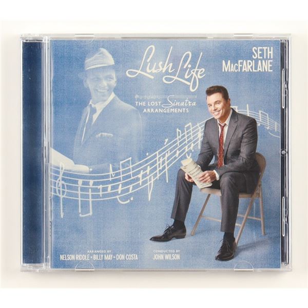 SETH MACFARLANE SIGNED CD SLEEVE - JSA COA
