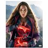 Image 1 : ELIZABETH OLSON SIGNED SCARLET WITCH 11X14 - CELEBRITY AUTHENTICS COA