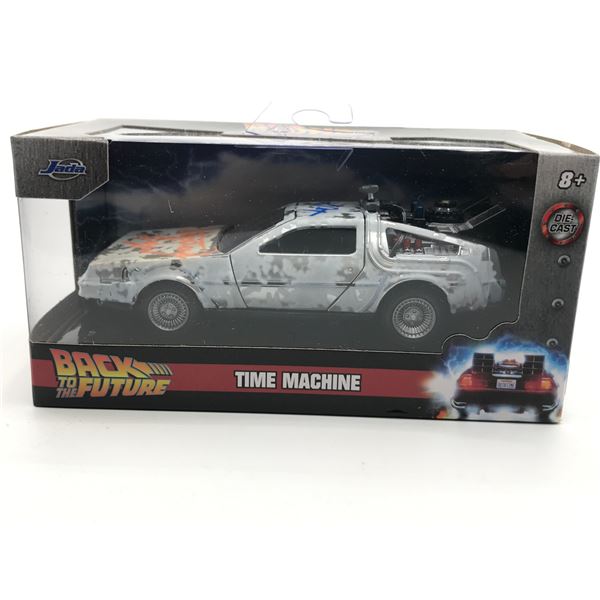 CHRISTOPHER LLOYD AND MICHAEL J FOX DUAL SIGNED DELOREAN - WWOC COA