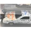 Image 2 : CHRISTOPHER LLOYD AND MICHAEL J FOX DUAL SIGNED DELOREAN - WWOC COA