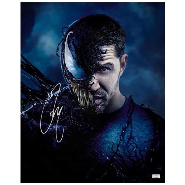 TOM HARDY SIGNED 16X20 VENOM PICTURE - CELEBRITY AUTHENTICS COA