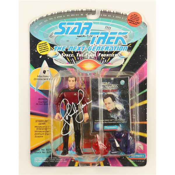 JOHN DE LANCIE SIGNED STAR TREK ACTION FIGURE - JSA COA