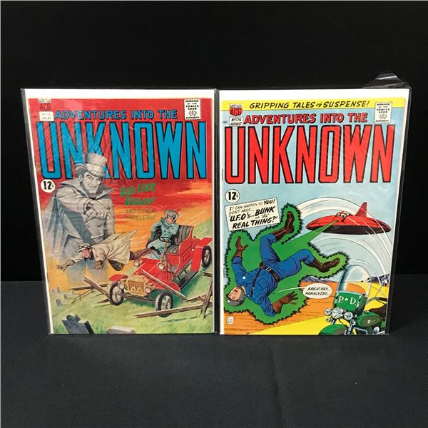 LOT OF 2 ADVENTURES INTO THE UNKNOWN COMICS #173-174 - ACG
