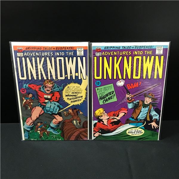 LOT OF 2 ADVENTURES INTO THE UNKNOWN COMICS #167-168 - ACG