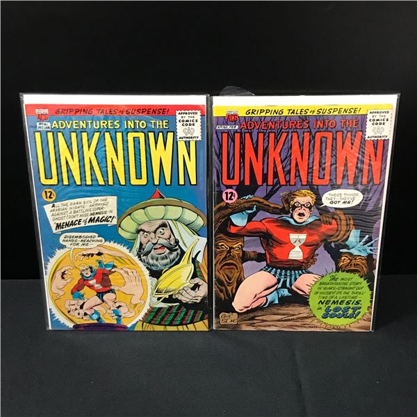 LOT OF 2 ADVENTURES INTO THE UNKNOWN COMICS #161-162 - ACG