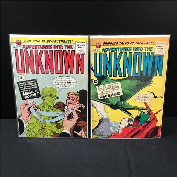 LOT OF 2 ADVENTURES INTO THE UNKNOWN COMICS #149-150 - ACG