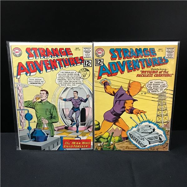 LOT OF 2 STRANGE ADVENTURES COMICS - DC COMICS