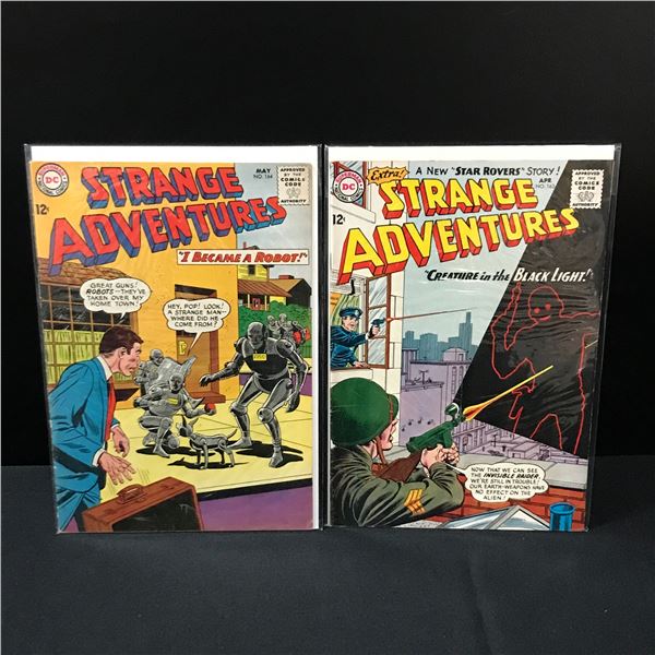 LOT OF 2 STRANGE ADVENTURES COMICS #163-164 - DC COMICS
