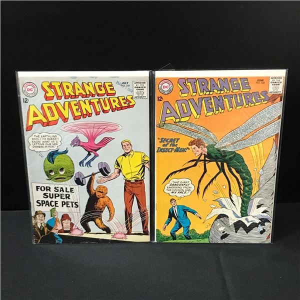 LOT OF 2 STRANGE ADVENTURES COMICS #165-166 - DC COMICS